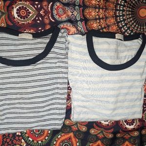 Brandy melville striped top bundle